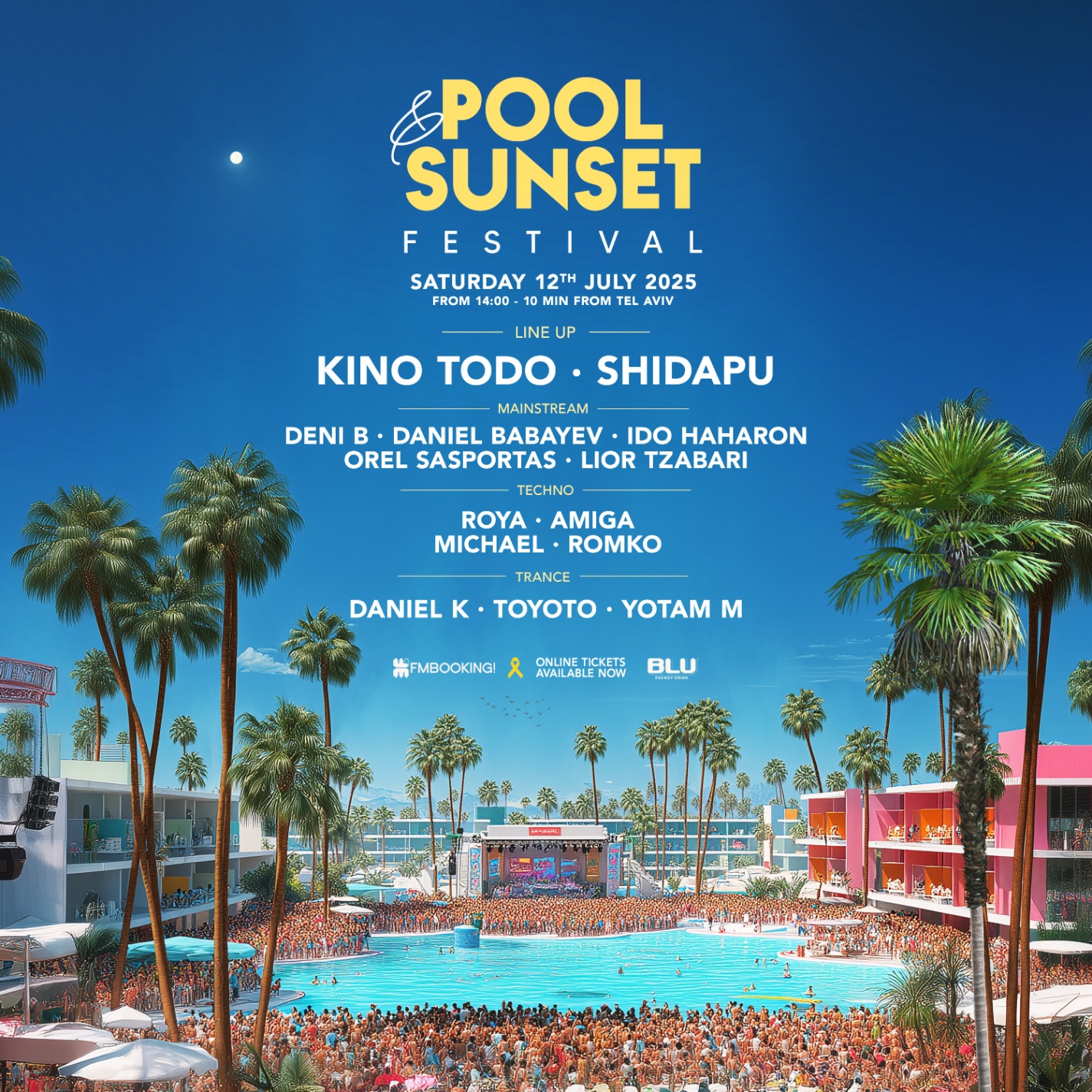 POOL & SUNSET FESTIVAL KINO TODO & SHIDAPU
