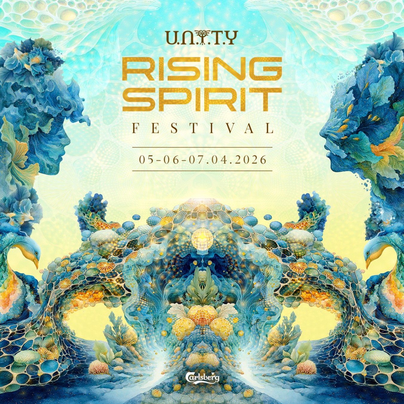 פוסטר של UNITY ✦ RISING SPIRIT FESTIVAL ✦  PASSOVER  ✦ 05-07.04.2026 בטבע (מיקום לא ידוע)