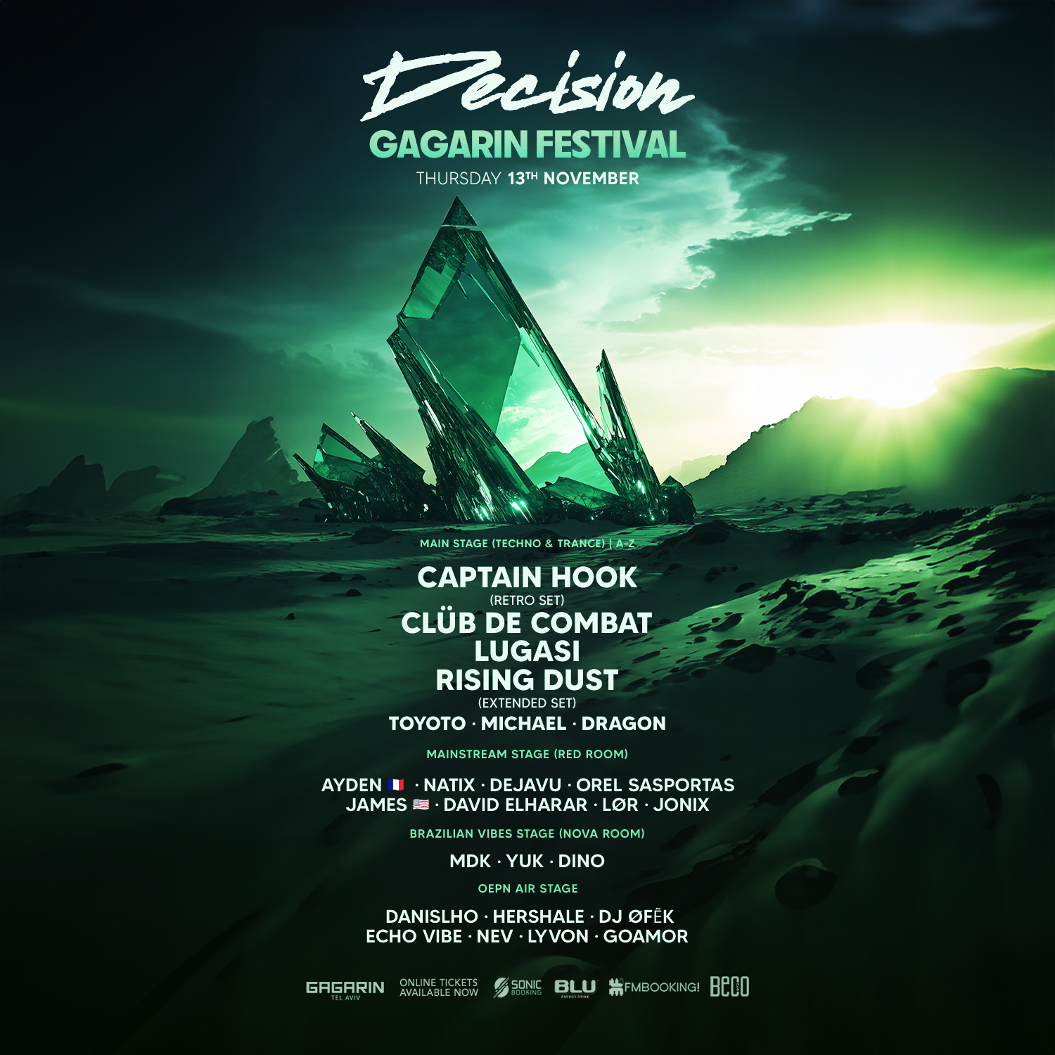 DECISION FESTIVAL GAGARIN TLV