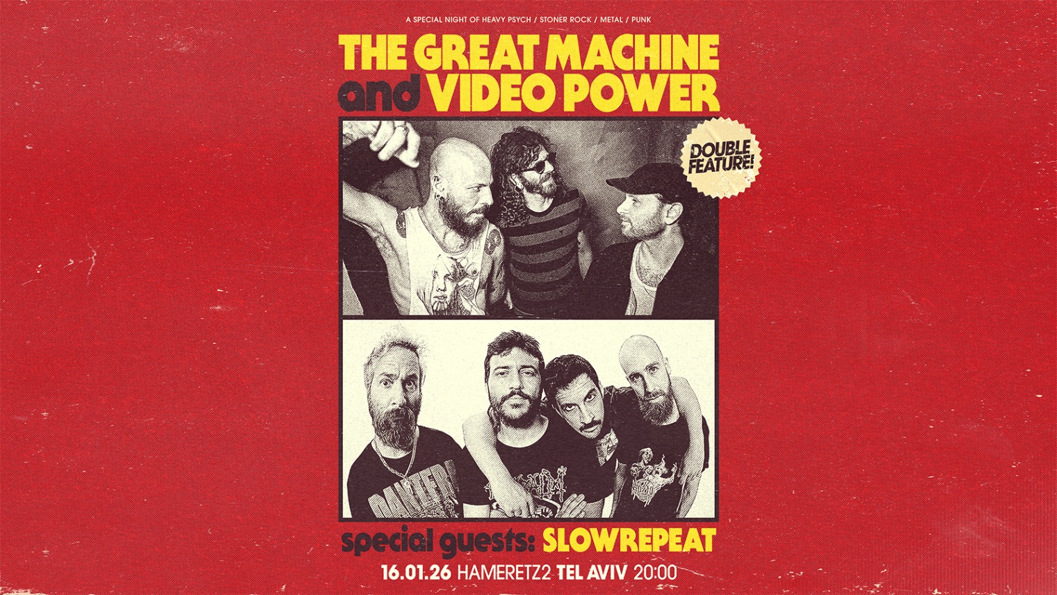 Event image for The Great Machine + Video Power