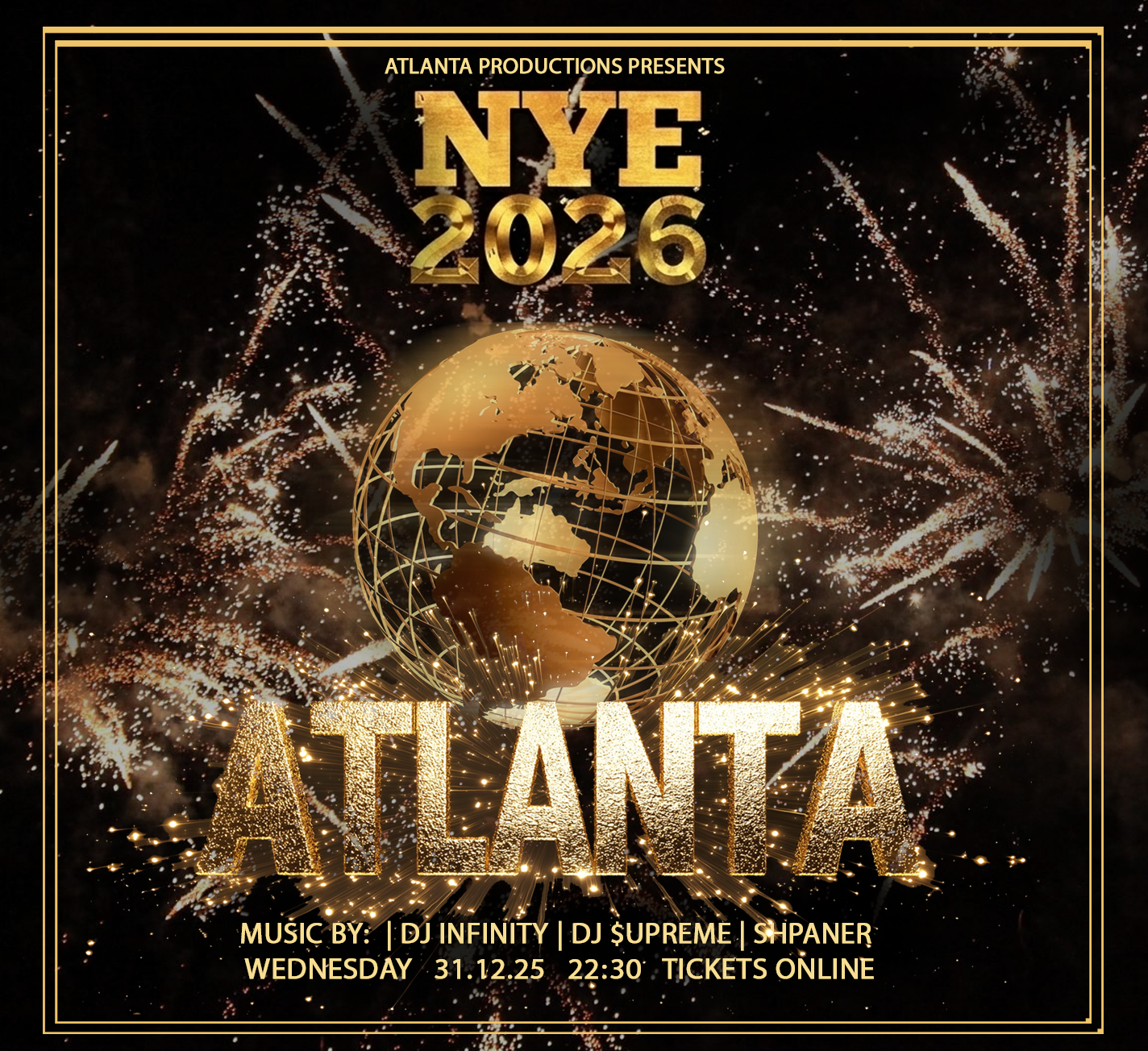 ATLANTA NYE WEDNESDAY סילבסטר באטלנטה