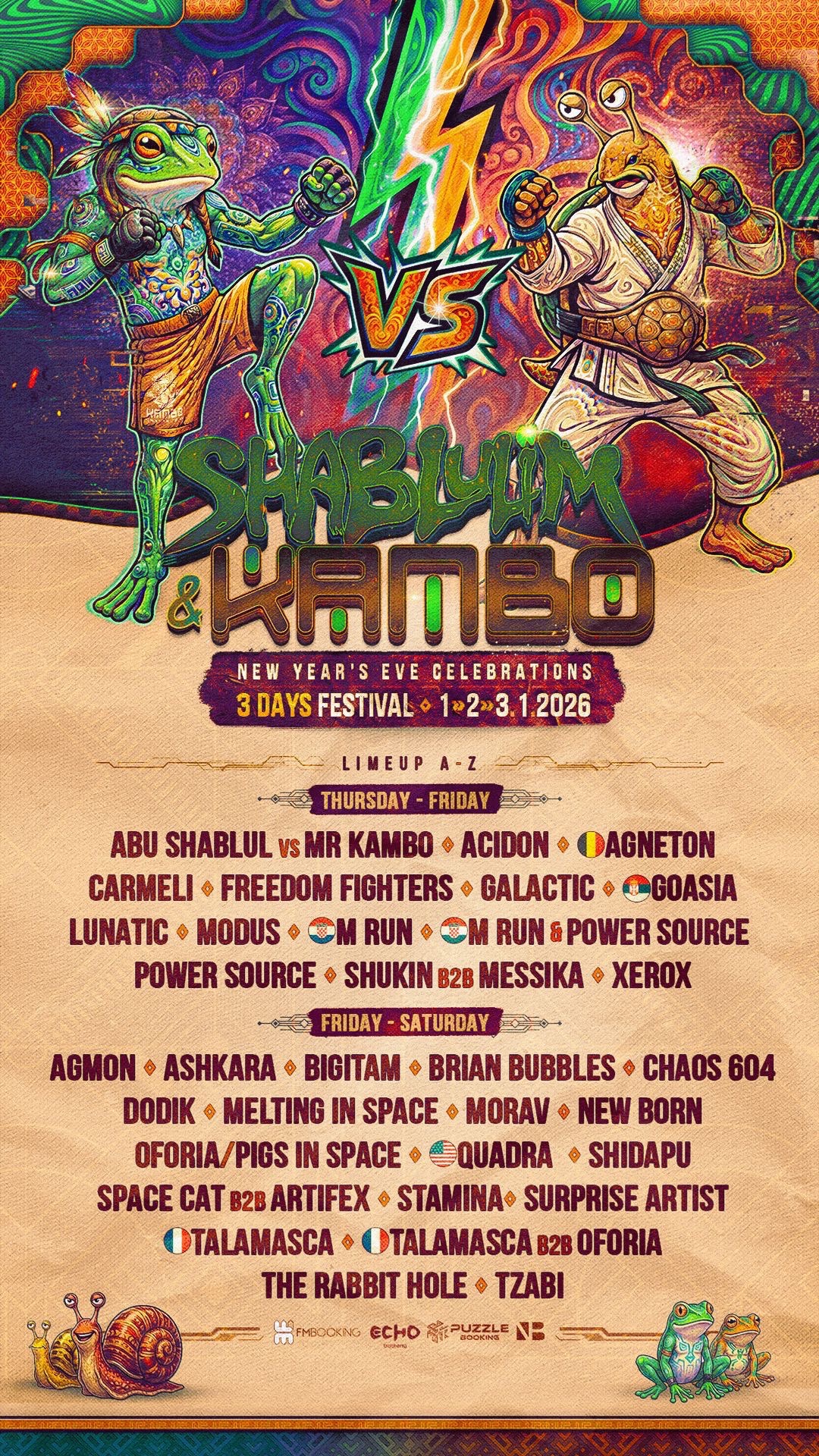 Shablulim VS KAMBO 11 sylvester eve celebration