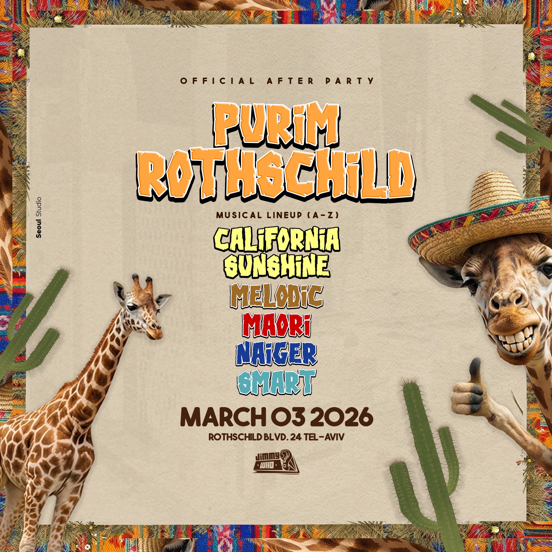  PURIM B’ROTHSCHILD • OFFICIAL AFTER 🌴 | הזמנת כרטיסים
