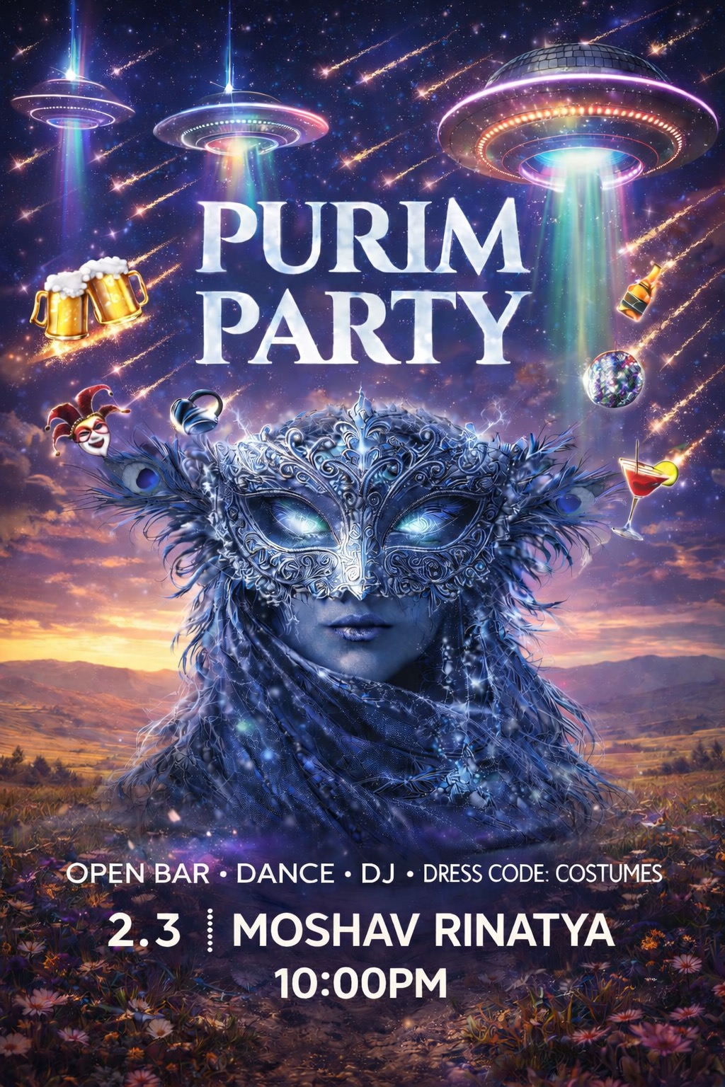  PURIM PARTY | הזמנת כרטיסים