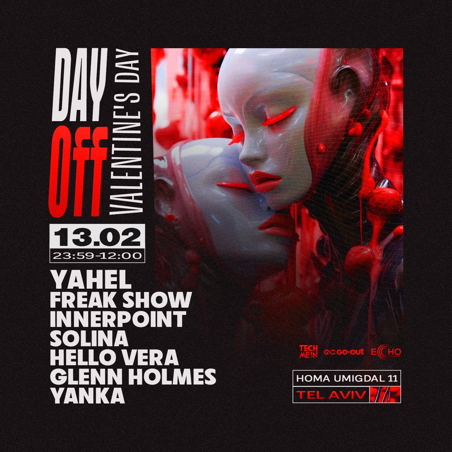  Friday ECHO 13.2 // YAHEL - Valentine's Day | הזמנת כרטיסים