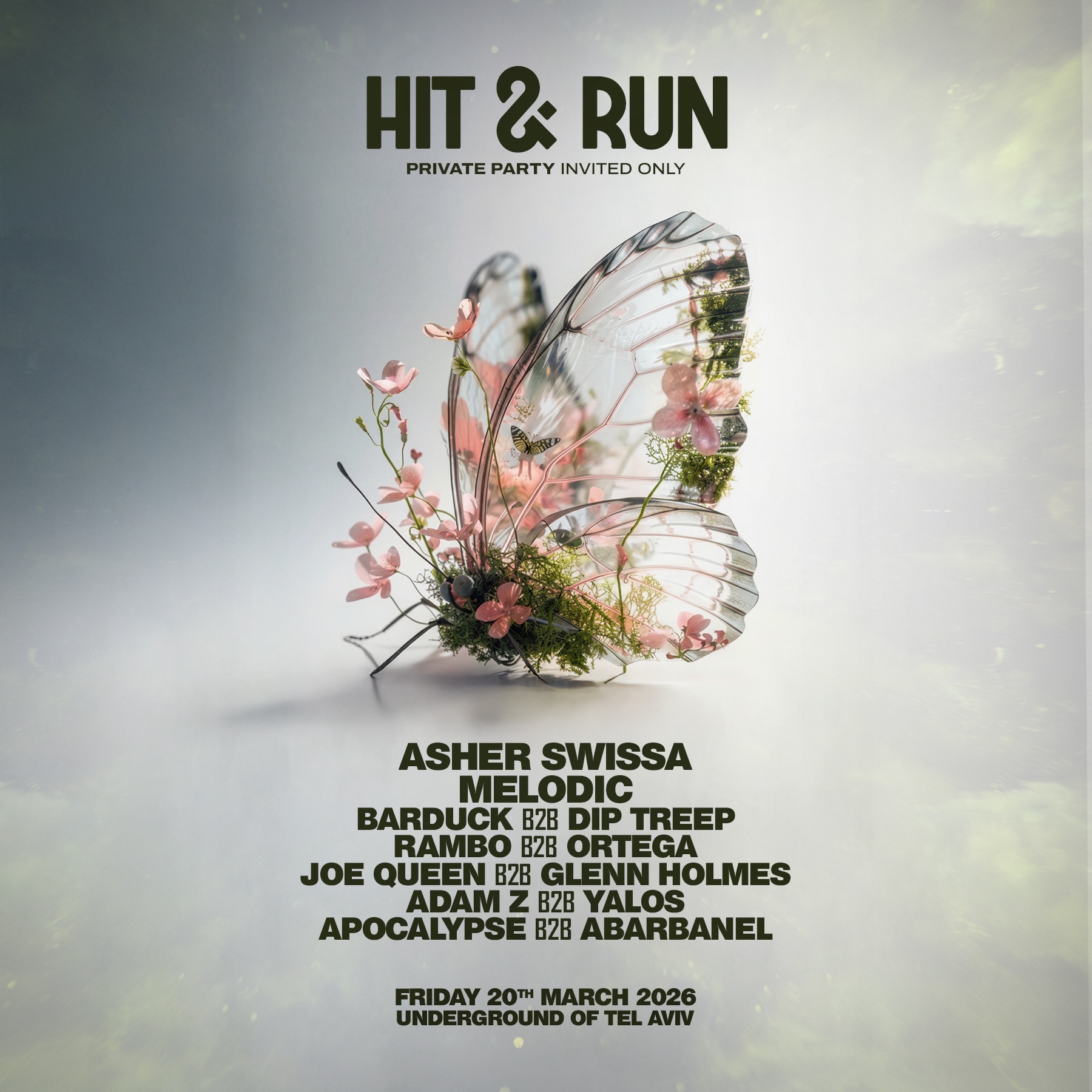  HIT & RUN : Friday 13.3 TLV | הזמנת כרטיסים